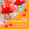 4 Pack 23 Inch Giant Inflatable Dices Jumbo Blow Up Dice Extra Large Dice for Adult Kids Indoor Outdoor Board Game Pool Party Supplies (Color Set 2) view 3