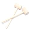 INLIMA Hammer Solid Wood Mini Hammers Hitting Hammer Cake Mallet Toy (Round) view 3