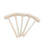 INLIMA Hammer Wood Mini Hammer Knock Planet Cake Wooden Hammer Flat Toy Mallet view 2
