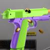 Dreamplay Shell Ejecting Toy Gun, Automatic Pull Back Action Education Model Toy for Kids Gifts view 2