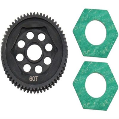 DAYUDDRICAR RC Car Gear, 1/18 RC Car Steel Spur Gear 60t 0.5M Replacement RC Car Gear Upgrade Part for Losi-Mini-T 2.0 1/18 RC Car Accessories