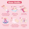 Toi Dress Up Paper Doll with Wardrobe Storage Box, Reusable Paper Doll Playset for Girls Ages 4-7, DIY Dress Up Game Set with Stickers and Costumes view 4