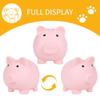 H&W Mini Piggy Bank, Plastic Coin Bank, Unbreakable Money Banks, Cute Piggy Banks for Kids, First Money Box, Best Birthday Gifts Home DecorationPink view 2