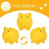 H&W Mini Piggy Bank, Plastic Coin Bank, Unbreakable Money Banks, Cute Piggy Banks, Best Birthday Gifts Home DecorationYellow view 2