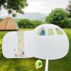 Inflatable Bubble House, Clear Inflatable Bubble Tent Dome with Blower, Luxury 9.8ft Diameter Bubble House & 6.5ft Channel Perfect for Outdoor Backyard Festival Party view 2