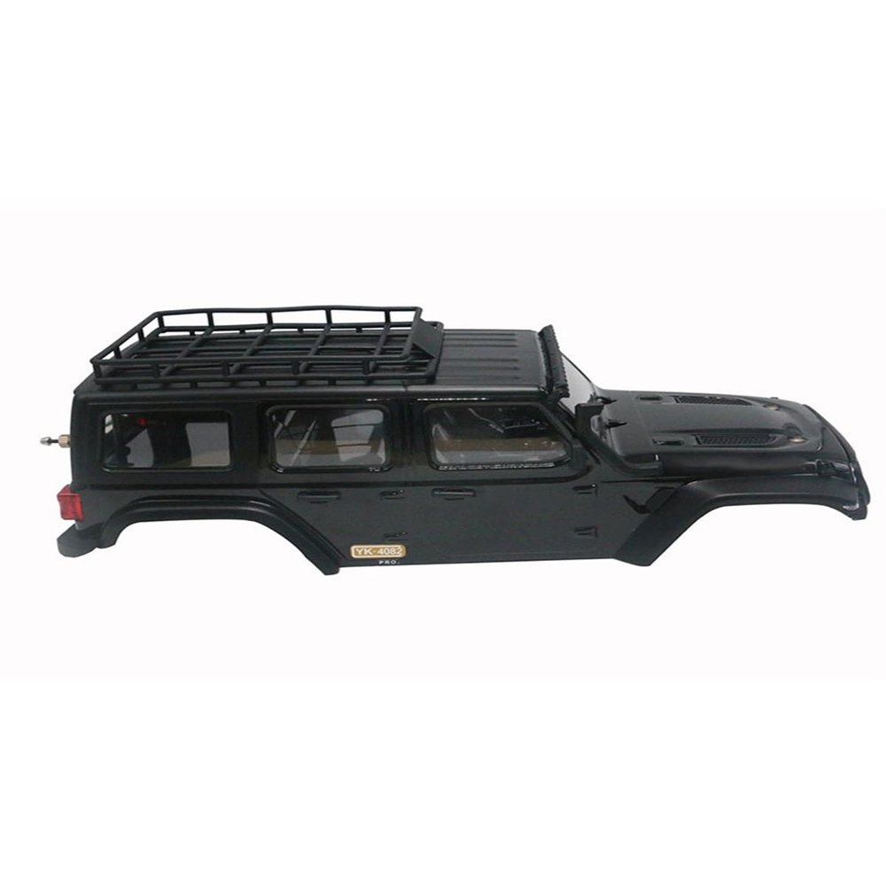 DAYUDDRICAR RC Car Body Shell, for YK4082 PRO 1/8 RC Car Body Frame Shell Replacement RC Car Frame Upgrade Part for YK4082 PRO 1/8 RC Climbing Car Accessories (Color : Black)