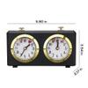 Tshiwort Analog Chess Clock Timer, Wind Up Professional Chess Clock with Large Easy to Read Dials No Batteries Required, Analogue Count Up/Count Down Timer for International Chess Games Tournament view 3