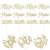 12pcs Christmas Cake Decorations Cupcake Toppers for Holiday Parties Xmas Themed Cake Picks for Desserts and Sweet Treats view 3