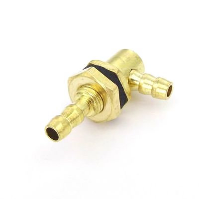 BrewJa 5PCS Fuel Nipple Fuel Inlet Outlet Nipple Tank Filler Oil Nozzle Copper End for Fuel Tank Gasoline Nitro RC Car Boat (Color : 5PCS Type A)