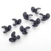 BrewJa 2PCS 28mm 30mm 34mm 36mm Nylon Propeller 4mm 3mm Shaft Submerged Prop for RC Boat Tug Fishing Bait Toy Boat Marine Model DIY (Color : 2PCS RH Size G) view 1