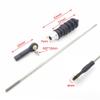 BrewJa 1set M2 Ball Head Tie Rod End + Rubber Bellows Radio Box Seals + Servo Push Pull Rod for RC Boat Marine Tug Fishing Boat (Color : Rod Length 120mm) view 3