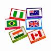 Flags of The World Flashcards | Covers 50 Countries with Country Flag, Map, Economy, Language, Currency & More | Helps Kids Learn Geography in a Fun Way | Premium Quality | by Learning Dino view 2