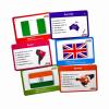 Flags of The World Flashcards | Covers 50 Countries with Country Flag, Map, Economy, Language, Currency & More | Helps Kids Learn Geography in a Fun Way | Premium Quality | by Learning Dino view 3