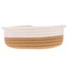 Amosfun Cotton Rope Woven Storage Basket for Organizing Toys Small Decorative Bin for Boys and Girls Rooms Playrooms Offices and More Compact for Organization view 1