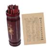 1 Set Begging Fortune Gum Chinese Sticks I Ching Divination Stick Feng Shui Fortune Chinese Divination Bucket China Wooden Household view 1