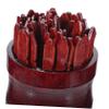 1 Set Begging Fortune Gum Chinese Sticks I Ching Divination Stick Feng Shui Fortune Chinese Divination Bucket China Wooden Household view 3