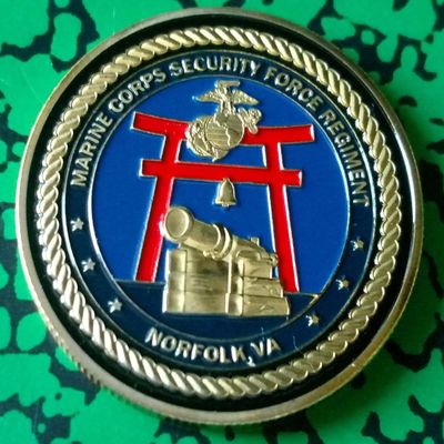 Marine Corps Security Force Regiment #1223 Military Honor Challenge Coin