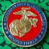 Marine Corps Security Force Regiment #1223 Military Honor Challenge Coin view 2