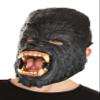 Fun Costumes Kid's Scary Gorilla Animal Masks Standard Black view 1
