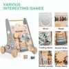 ROBOTIME Wooden Baby Walker, Wooden Push Walker with Wheels, Montessori Push Toys for Babies Learning to Walk, Baby Walkers Activity Center for Boys and Girls view 2