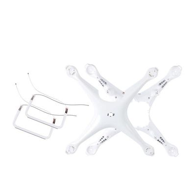 SeiZed Upper Middle Shell Landing Gear Body Frame for D-JI Phontom 4 Pro/Advanced Drone Repair Parts Brand (Color : 1 Full Set)