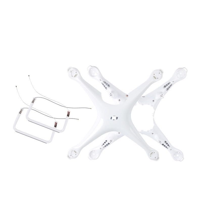 SeiZed Upper Middle Shell Landing Gear Body Frame for D-JI Phontom 4 Pro/Advanced Drone Repair Parts Brand (Color : 1 Full Set)