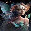 1000 Piece Butterfly Girl Wooden Jigsaw Puzzle, Challenging and Fun Activity - Interesting and Warm Art Adult Puzzles - Modern Home Decor Ideal Gift view 1