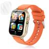 Luyiilo Kids Games Watch, with 26 Puzzle Games, Touch Screen, HD Camera, Alarm Clock, Toys for Ages 3-12 Years Old.Birthday Gift for Boys Girls (Orange) view 1