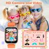 Luyiilo Kids Games Watch, with 26 Puzzle Games, Touch Screen, HD Camera, Alarm Clock, Toys for Ages 3-12 Years Old.Birthday Gift for Boys Girls (Orange) view 3