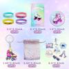Tazimi 110 PCS Roller Skate Party Favors Skating Party Supplies with Key Chains Button Pins Stickers Rubber Bracelets for Hip Hop Disco 80s 90s Themed Party (style 1) view 2