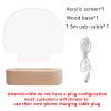 Personalized Night Light Baby Light - Baby Nursery Decor, Custom Night Light with Name Moon and Star Personalized Gift for Kids Baby Room Christmas Gift (Rainbow) view 3
