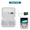 Canboc Carrying Case for G350/ RG40XXV/ RG406V/ RG405V Retro Handheld Game Console, RG40XXV Video Gaming Console Storage Box, Mesh Pocket fits Cable, SD Card, Grey (Case Only) view 2