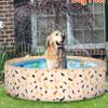 AirSwim Ball Pits for Toddlers, 47" x 12" Foldable Kiddie Pool Dog Ball Pits Collapsible Baby Pool Dog Swimming Pool Portable Sandbox Kid Pool Indoor and Outdoor Game Without Balls view 2