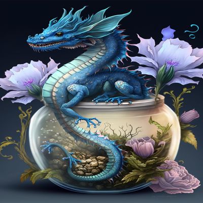 1000 Piece Adult Woodiness Puzzle, Dragon Vase, Children's Puzzle Game Educational Gift, Room Decor