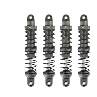 4PCS RC Crawler Oil Adjustable Metal Shocks 70mm 80mm 90mm 100mm 110mm 120mm for SCX10 for Wraith TRX4 TRX6 for ABSiMA for Sherpa Modification Accessories (Color : Gray 80mm)