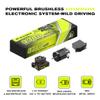 AMORIL RLAARLO 1:10 AK-787 Fast Brushless RC Cars,Top Speed 120KM/H Large Remote Control Cars with 6 Lights for Adults,4x4 On-Road Hobby Racing Vechile with Aluminum Shaft,Rubber Tire,Green view 4