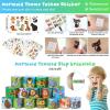 Poen 212 Pcs Jungle Safari Party Favors Set for Kids Wild Animals Theme Party Favors Birthday Gifts Goodie Bag Fillers for Jungle Safari Theme Supplies Baby Shower Classroom Prizes view 3