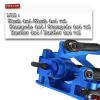hosupRC Upgrades for 1/10 Rustler/Stampede/Slash 4WD,Drive Shaft CVD&RC Shock&Turnbuckles Camber Links&A Arm&Caster Block,Steering Blocks,Rear Stub Axle Carriers&Steering Bellcranks&Hex Hub,Blue view 2