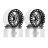 INJORA 1.9" Beadlock Wheel Rim - 143g Super Heavy Brass & Aluminum Deep Dish Wheel for 1/10 RC Crawler SCX10 TRX4 VS4-10 Gen8 (Grey) view 1