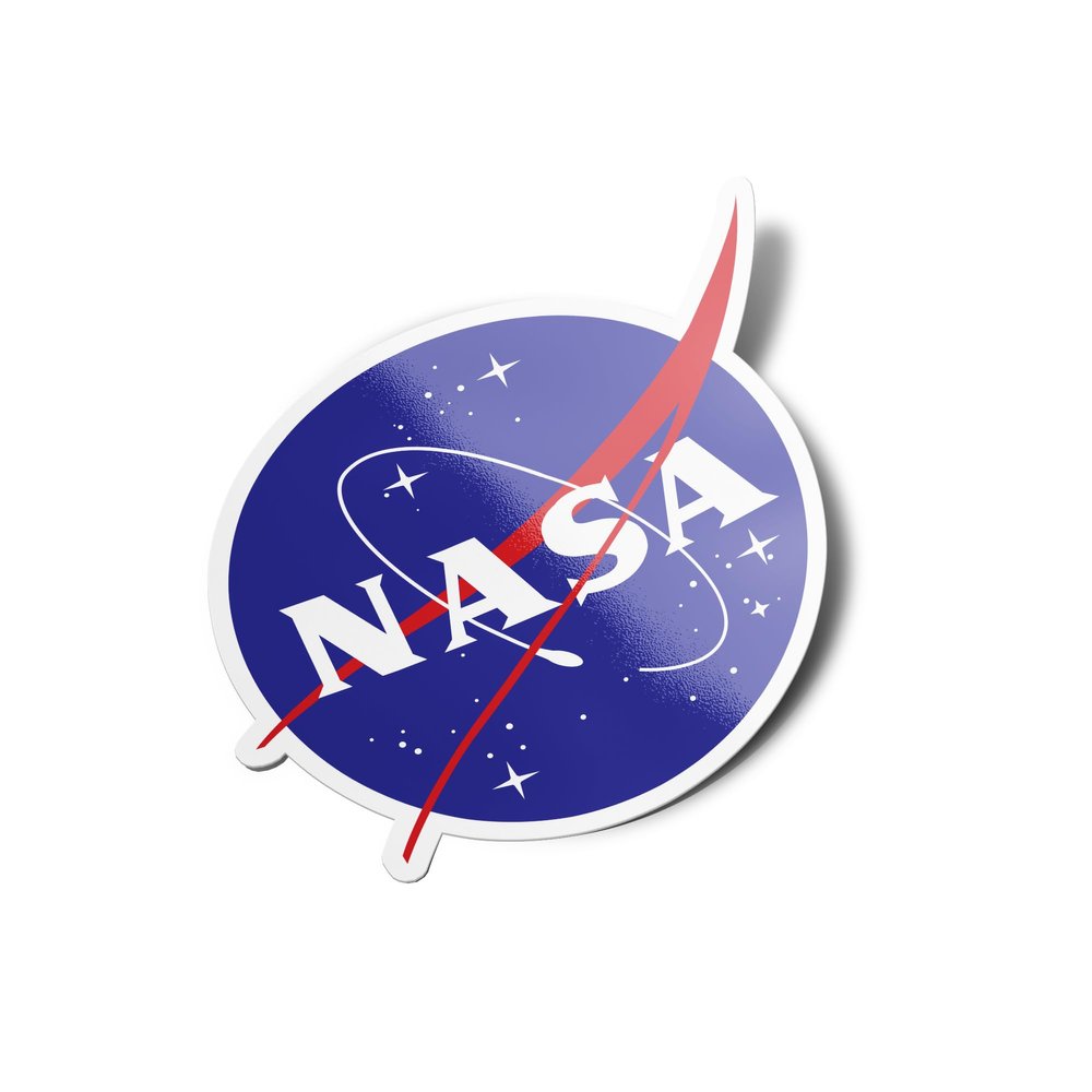 NASA National Aeronautics and Space Administration Space USA America Cut to Shape Vinyl Stickers