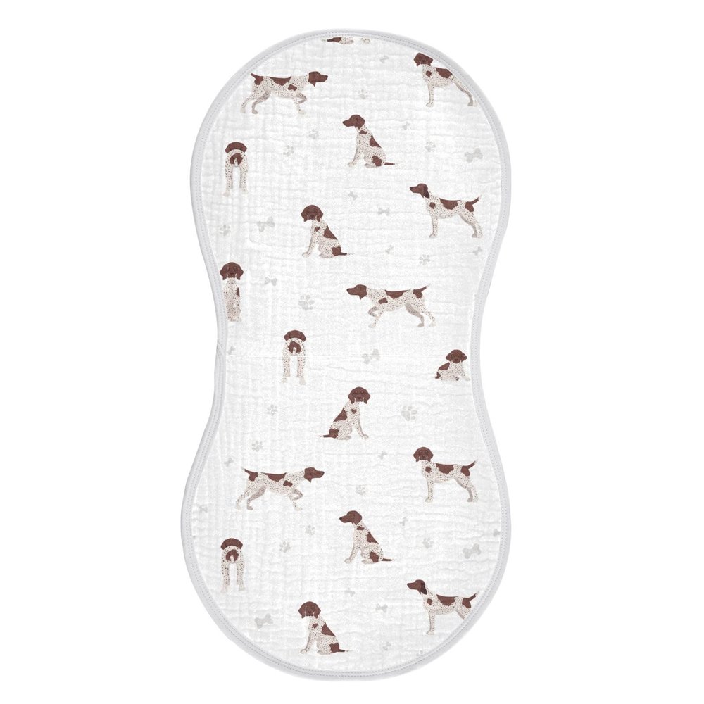 vvfelixl Baby Burp Cloths German Shorthaired Pointer Baby Newborn Cotton Burping Cloths Set Baby Washcloths 4 Pack