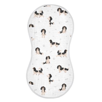 vvfelixl Baby Burp Cloths Cavalier King Charles Spaniel Baby Newborn Cotton Burping Cloths Set Baby Washcloths 4 Pack