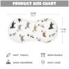 vvfelixl Baby Burp Cloths Australian Shepherd Dog White Baby Newborn Cotton Burping Cloths Set Baby Washcloths 4 Pack view 2