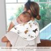 vvfelixl Baby Burp Cloths Australian Shepherd Dog White Baby Newborn Cotton Burping Cloths Set Baby Washcloths 4 Pack view 4