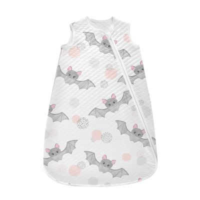 vvfelixl Toddler Sleep Sack for Newborn Cute Watercolor Flying Bats Baby Wearable Blanket Sleeveless Swaddle Transition Sleeping Bags for Infant Baby Sleep Suit for 12-24 Months