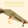 Lekebaby 12 Packs Classic Baseplates Building Base Plates for Building Bricks, 100% Compatible with Major Brands Baseplates, 10" x 10" (Sand) view 3