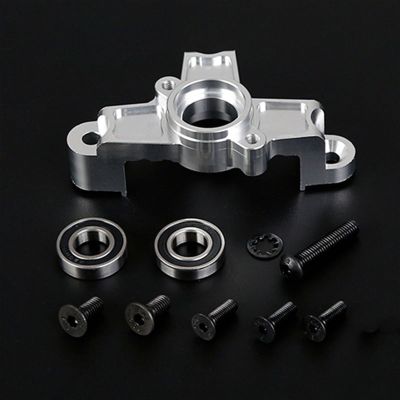 DAYUDDRICAR 1/5 RC Car CNC Metal Clutch Bracket Replacement RC Car Upgrade Part for Rovan-Baja 5B 1/5 RC Car Accessories Part (Color : 1 Set Silver)