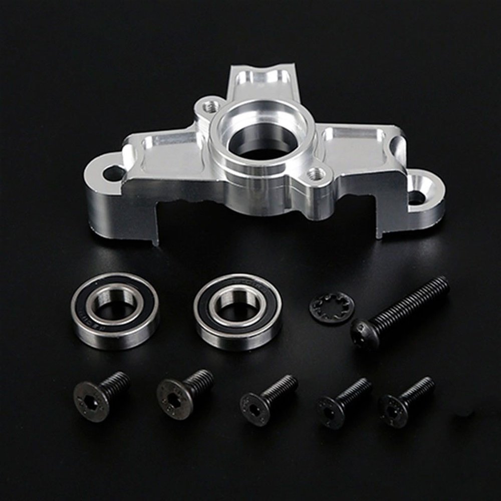 DAYUDDRICAR 1/5 RC Car CNC Metal Clutch Bracket Replacement RC Car Upgrade Part for Rovan-Baja 5B 1/5 RC Car Accessories Part (Color : 1 Set Silver)
