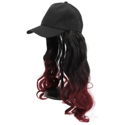SOESFOUFU Long Wig Hat Women Headdress Hair Cap for Sleep Stylish Women Hat Ponytail No Wig Holder