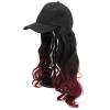 SOESFOUFU Long Wig Hat Women Headdress Hair Cap for Sleep Stylish Women Hat Ponytail No Wig Holder view 1